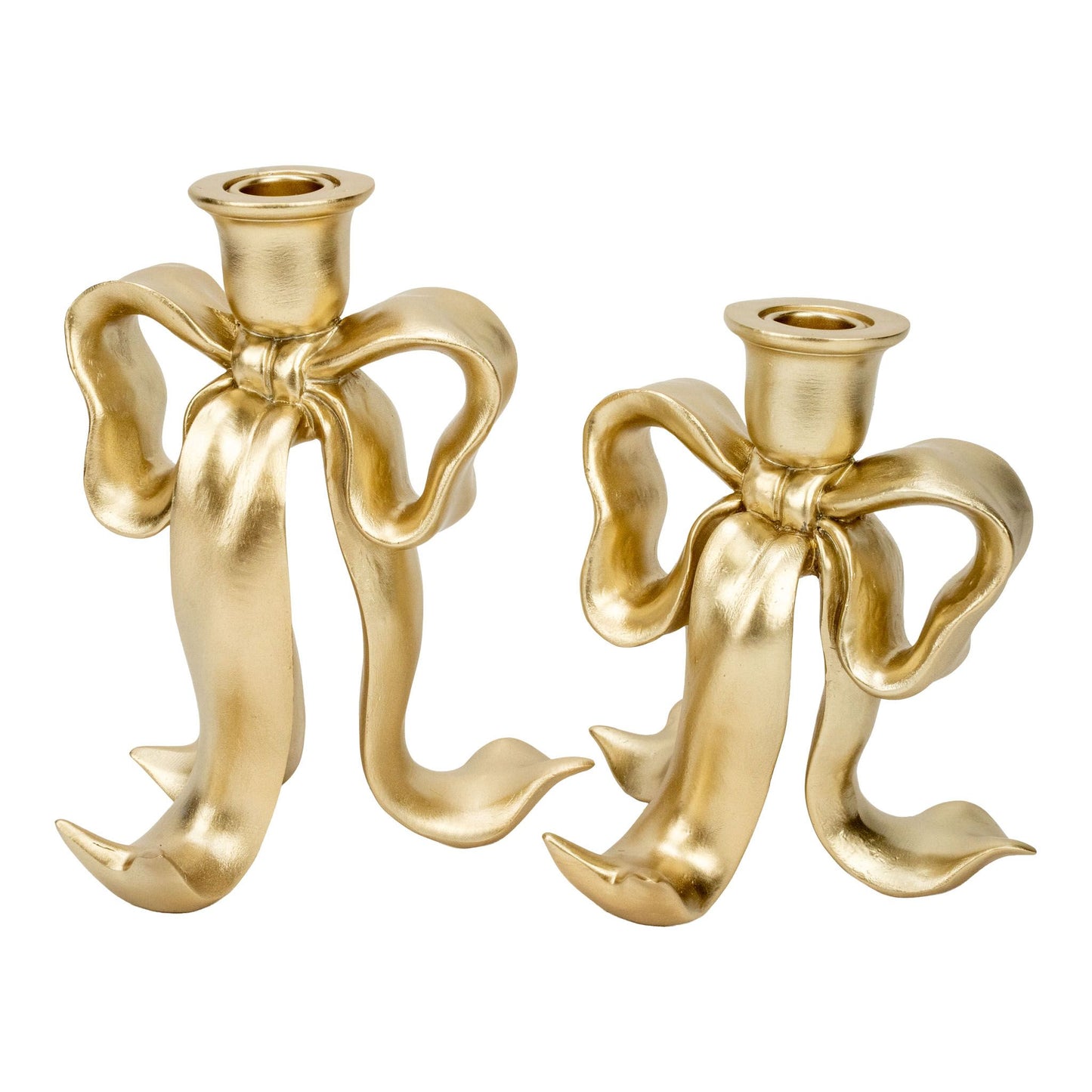 Champagne Bow Candle Holder - Small - February Drop