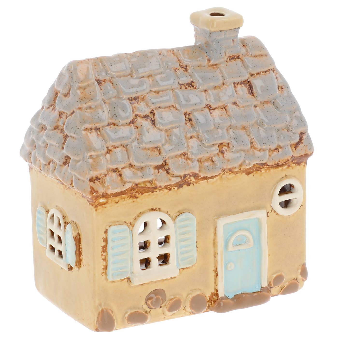 Village Pottery Garden Pebble House Tealight - Arriving in Store Mid-March