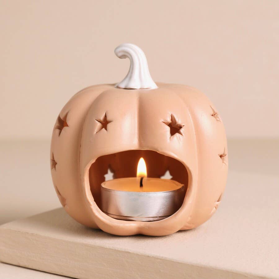 Pumpkin Starry Tealight Holder
