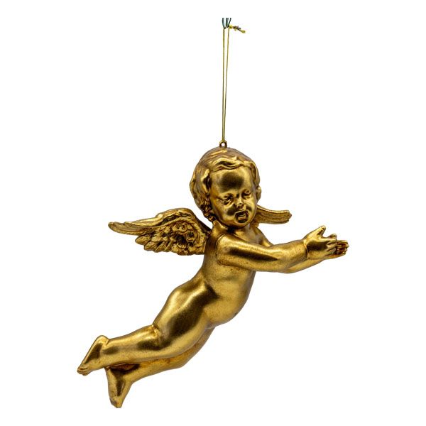 Gold Cherub Hanging – Left - 43cm - Arriving in Store October 2026