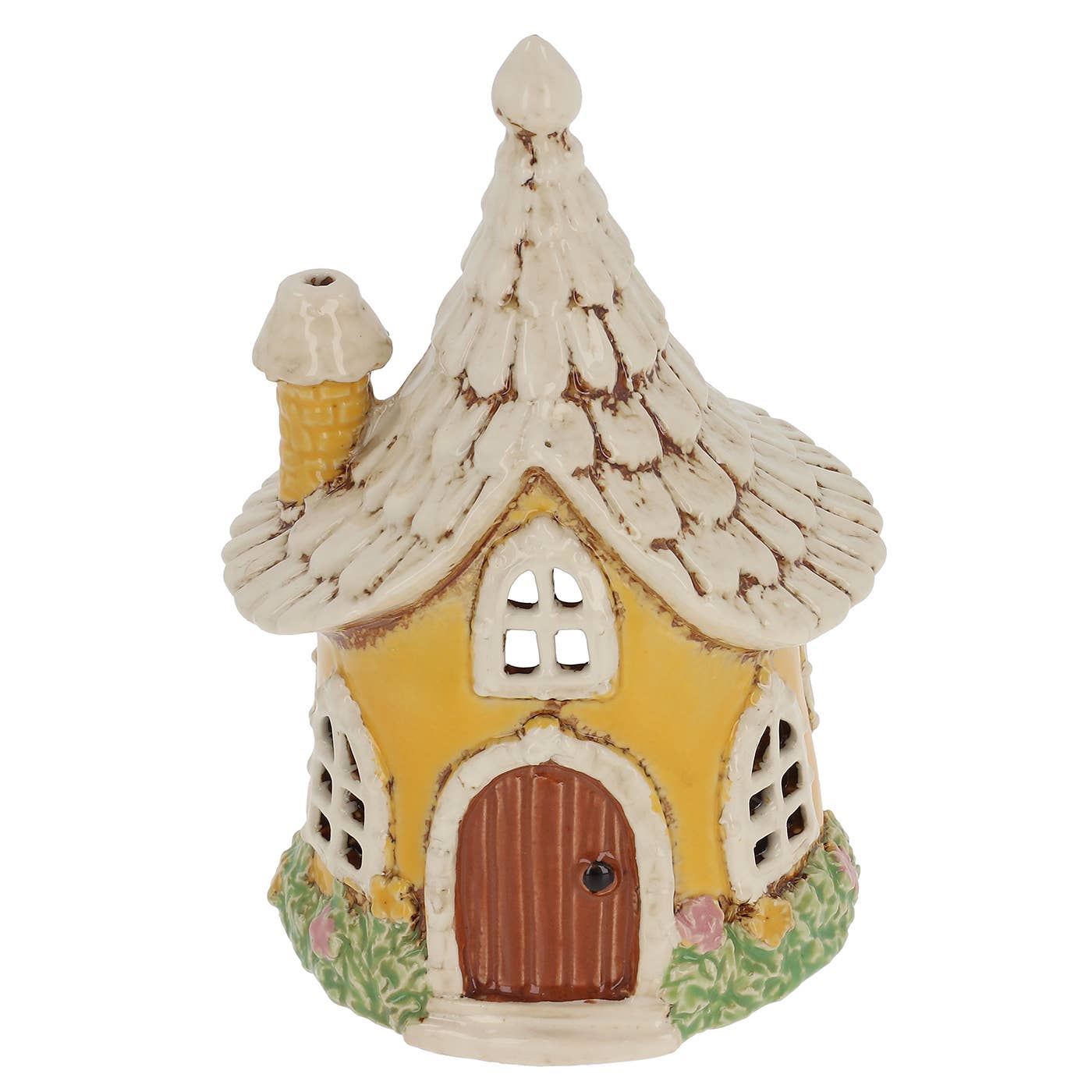 Village Pottery Round Garden House Tealight - Arriving in Store June