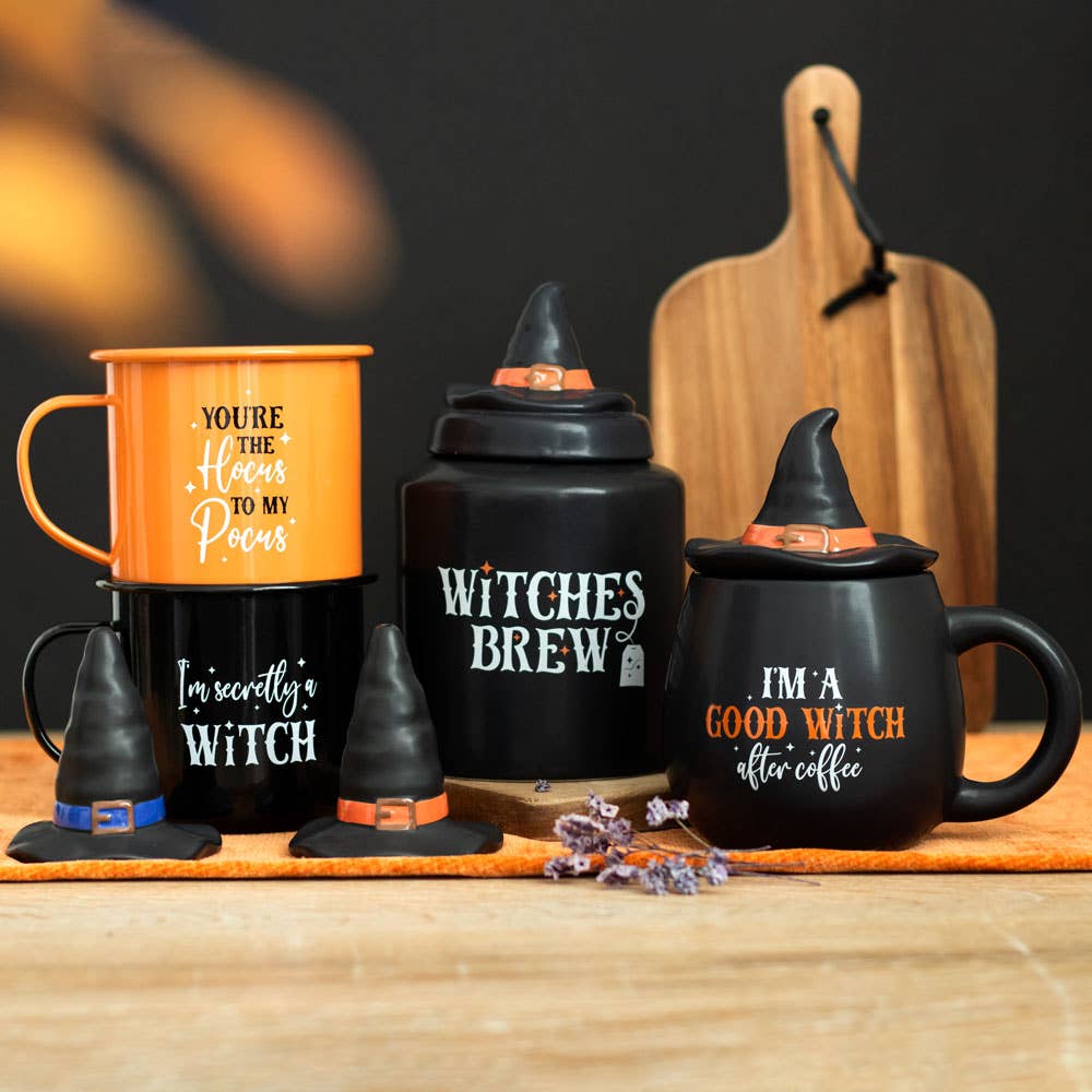 Witches Brew Ceramic Halloween Tea Canister - September Drop