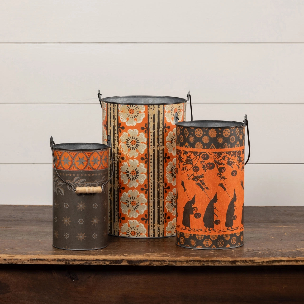 Set/3 Spellbounding Metal Buckets - June Drop