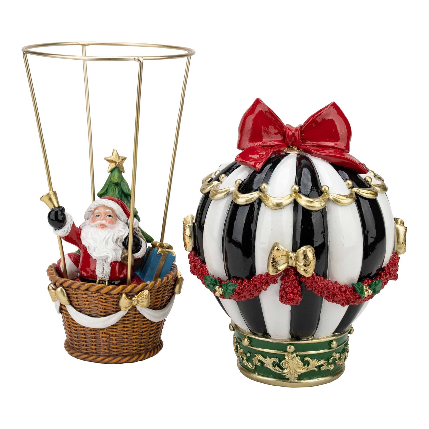Santa Hot Air Balloon - 37cm - Arriving in Store October 2026