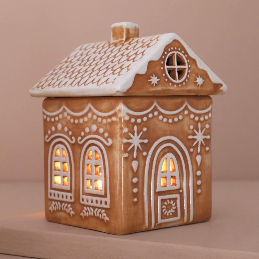 Gingerbread House Wax Burner