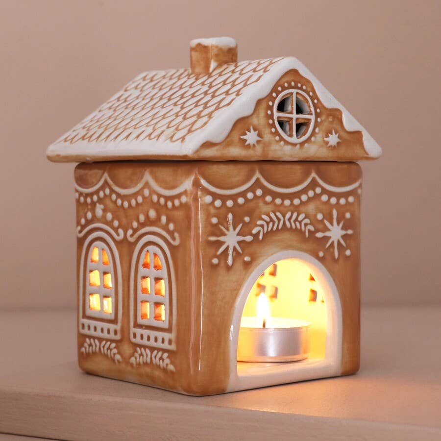Gingerbread House Wax Burner