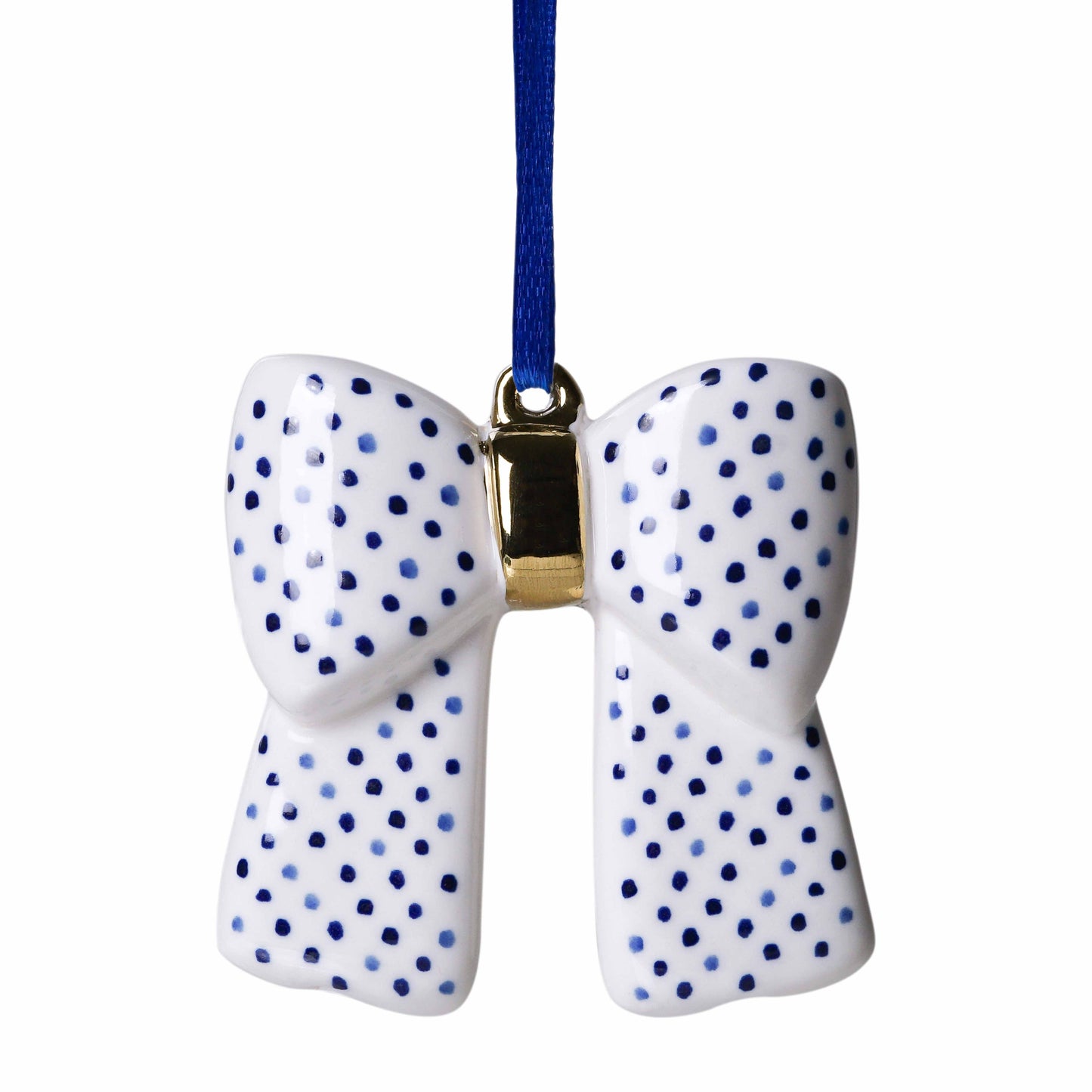 Christmas ornament bow dots - November Drop