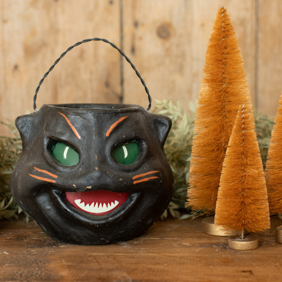 Vintage Black Cat Head - Arriving in Store September