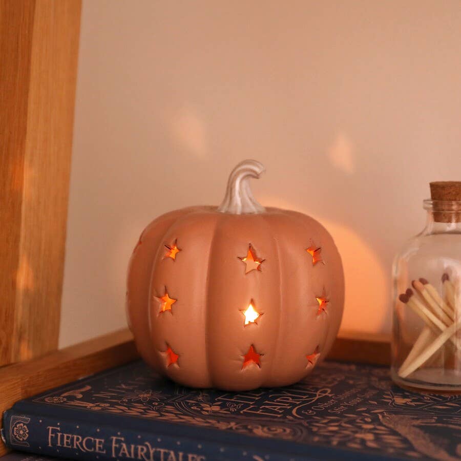 Pumpkin Starry Tealight Holder