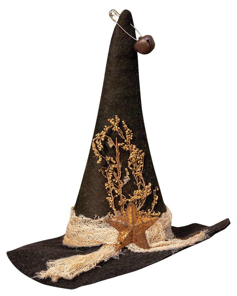Felt Witch Hat Ornament - July Drop
