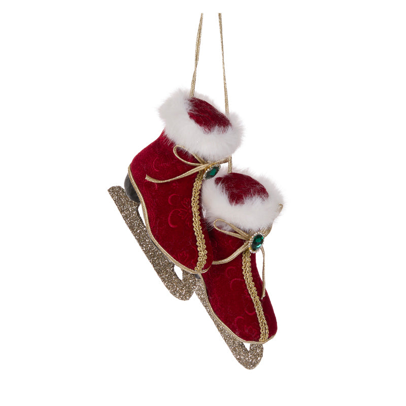 Hanging Red Velvet Ice Skates - Arriving in Store October