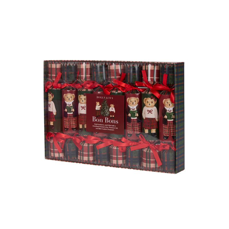 Tartan Teddy Bon Bons 8pk - Arriving in Store October