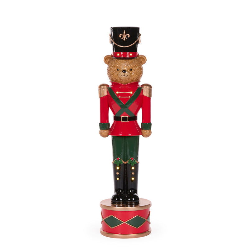 LED Teddy Bear Soldier 45cm - Arriving in Store October