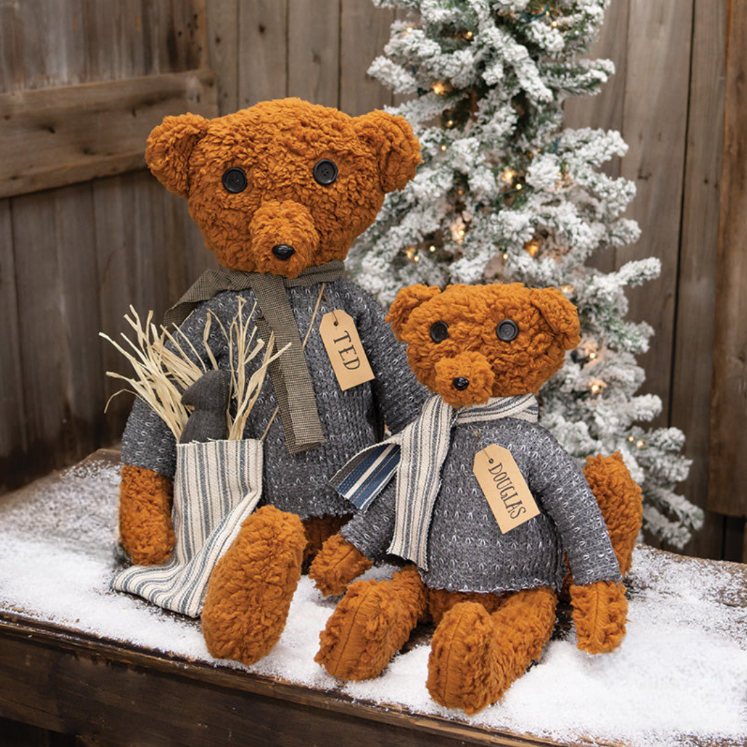 Ted E Bear Doll W/Crow - September Drop