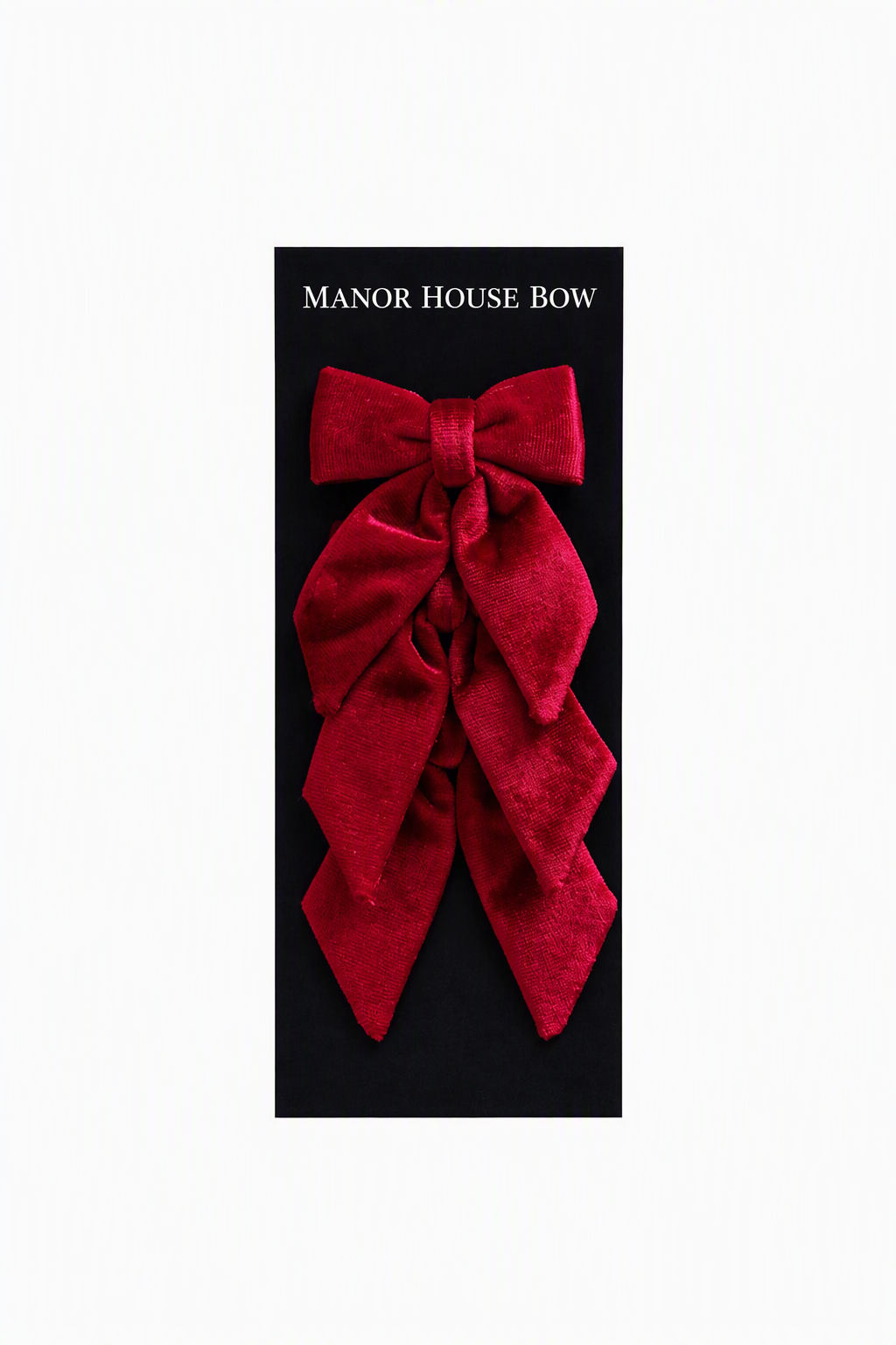 Manor House Ralph Red Mini Bow Clip