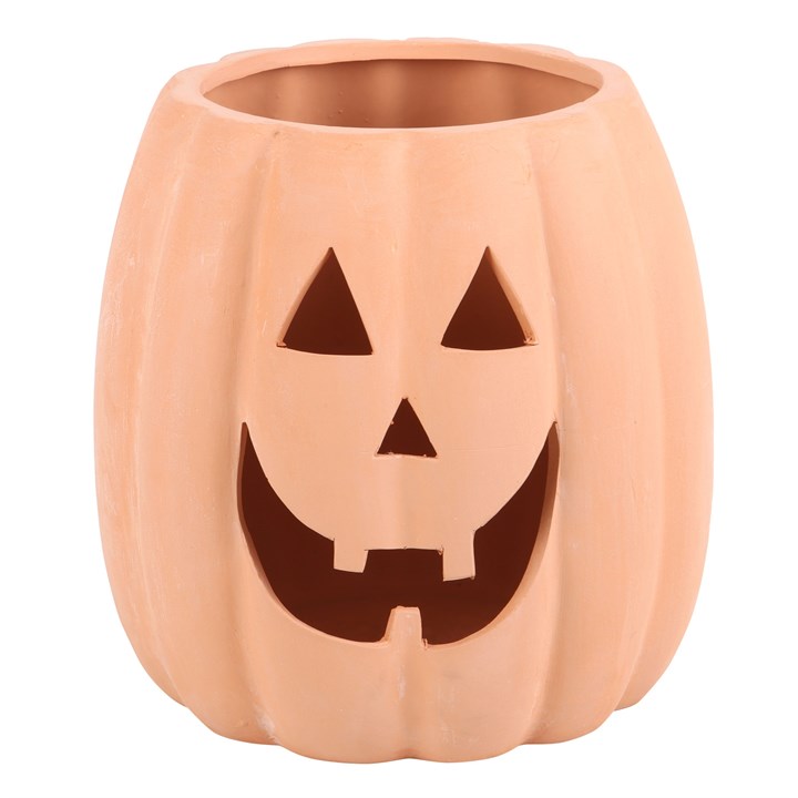 Terracotta Cut Out Pumpkin Plant Pot 25cm