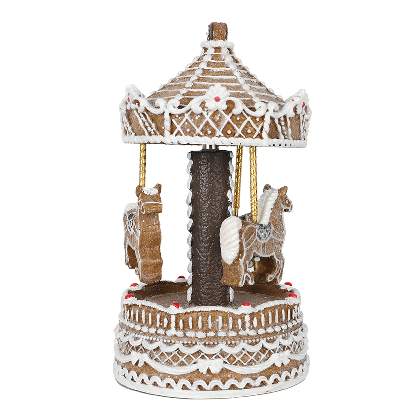 Musical Gingerbread Carousel