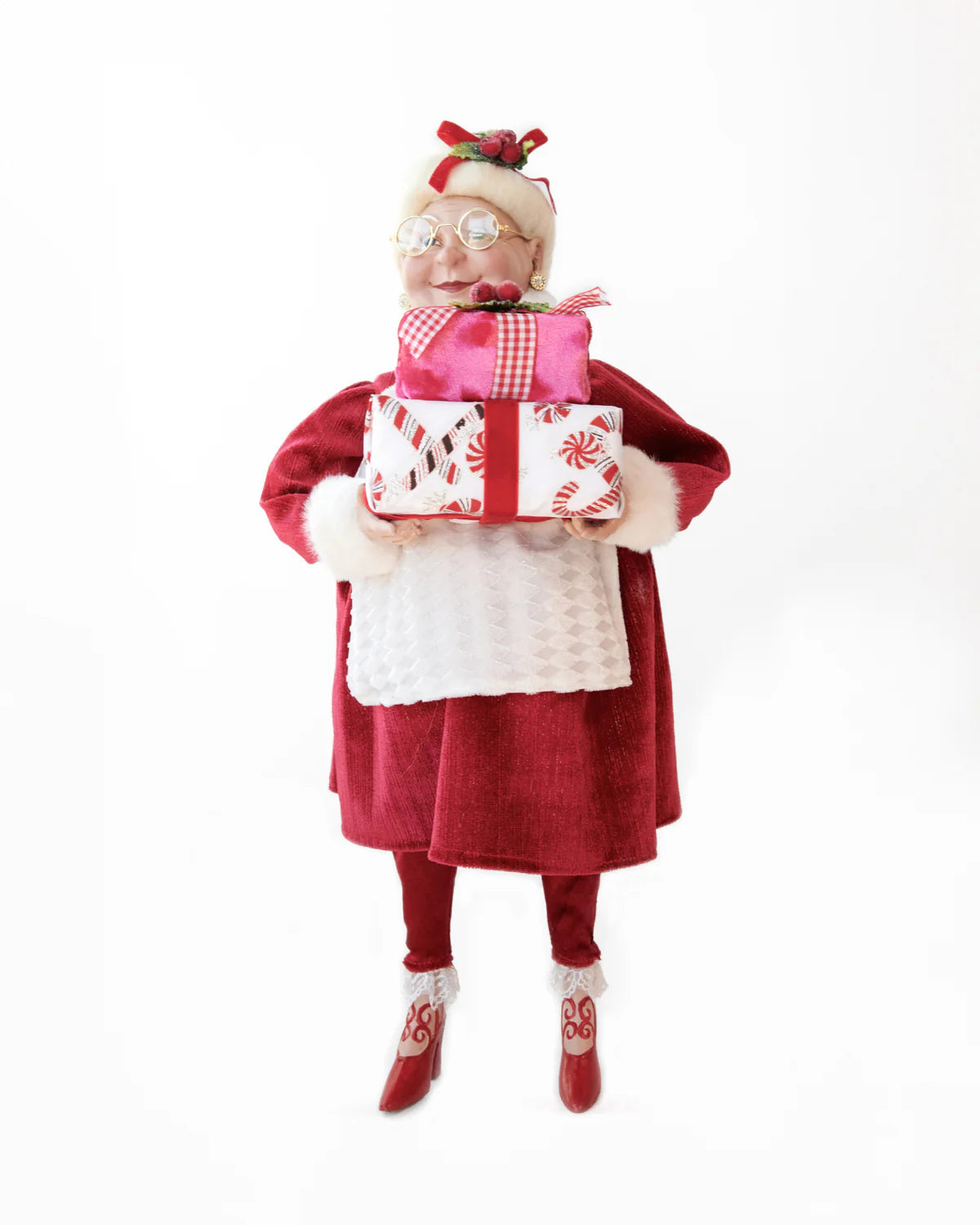 MRS CLAUS WITH GIFTS 43CM - SEPTEMBER DROP