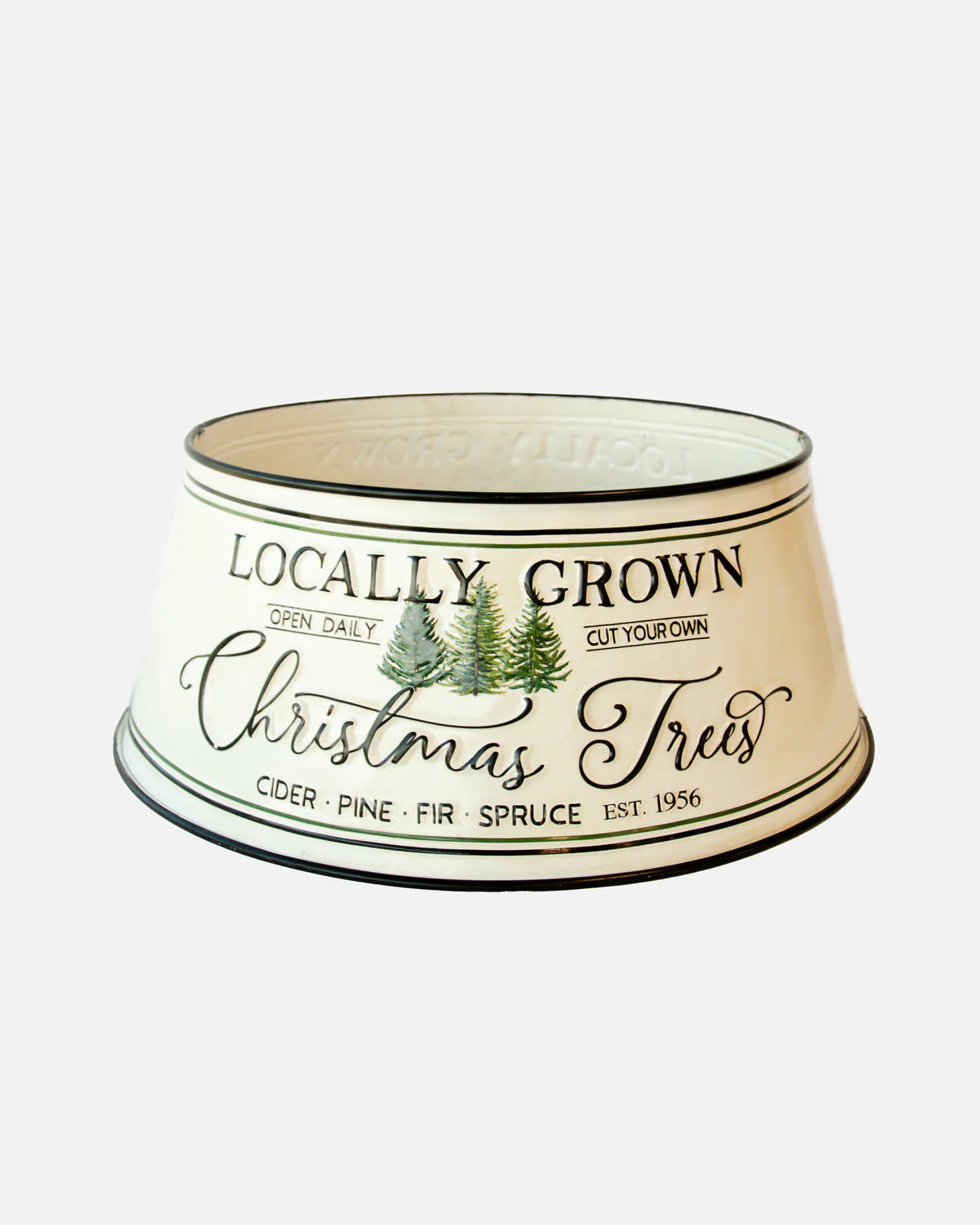 CHRISTMAS METAL TREE COLLAR LOCAL GROWN - SEPTEMBER DROP