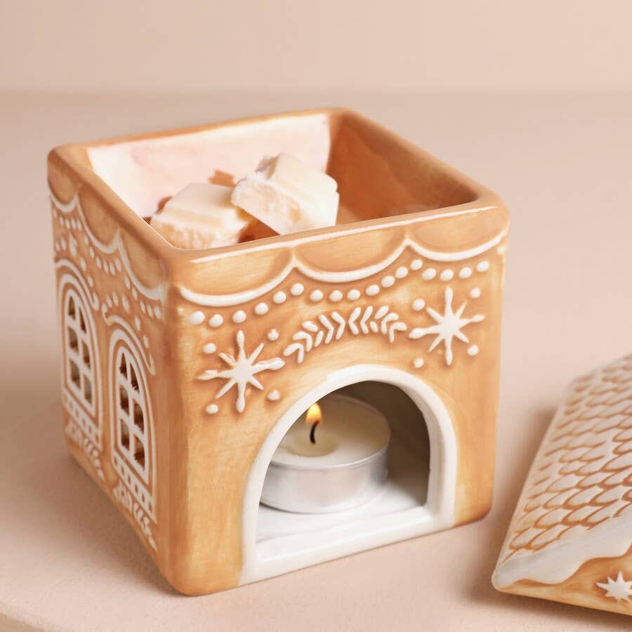Gingerbread House Wax Burner