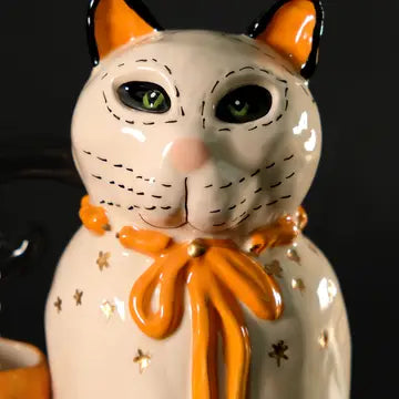 Ghost Cat Tealight Holder - Arriving in Store September
