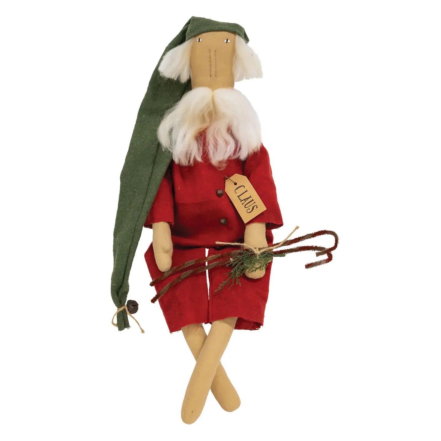 Winter Nap Santa Doll W/Candy Canes - September Drop