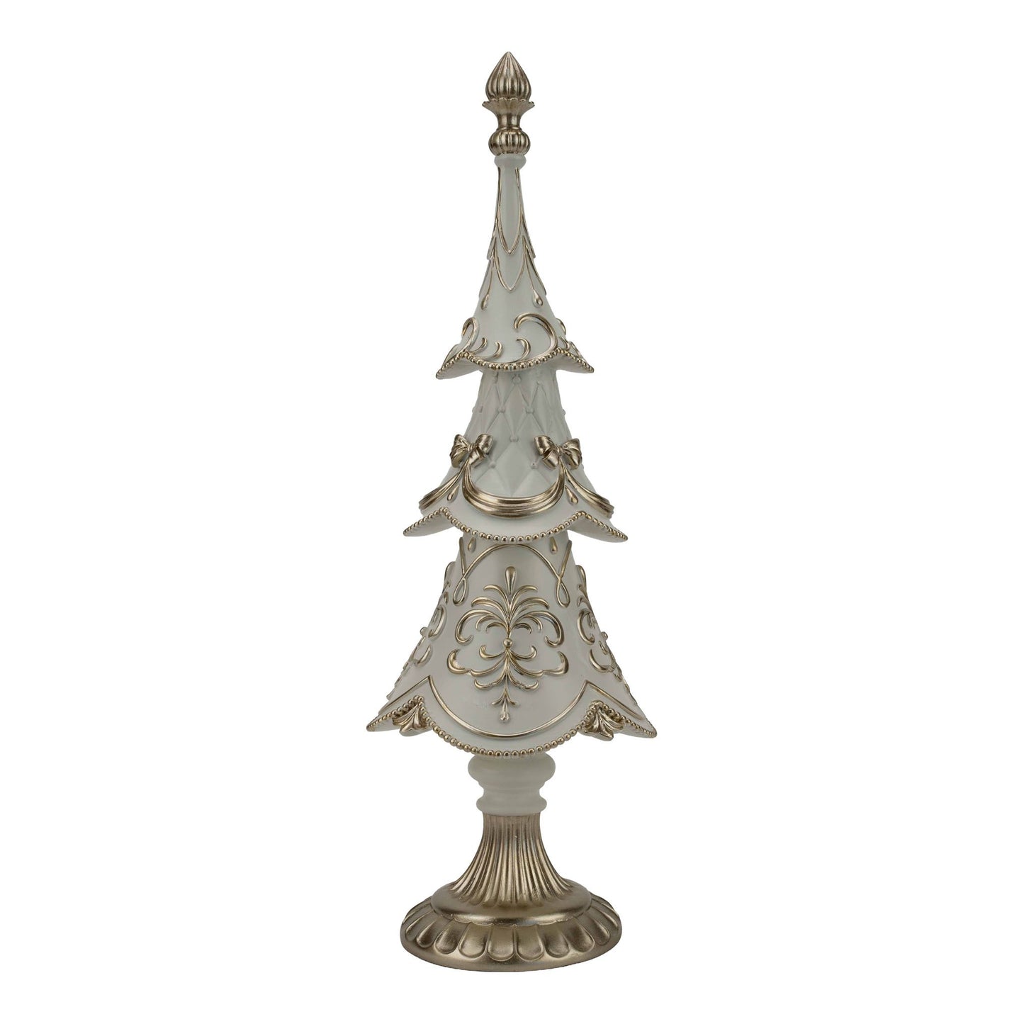 Champagne Ivory Tiered Christmas Tree 45cm - Arriving in Store October 2026