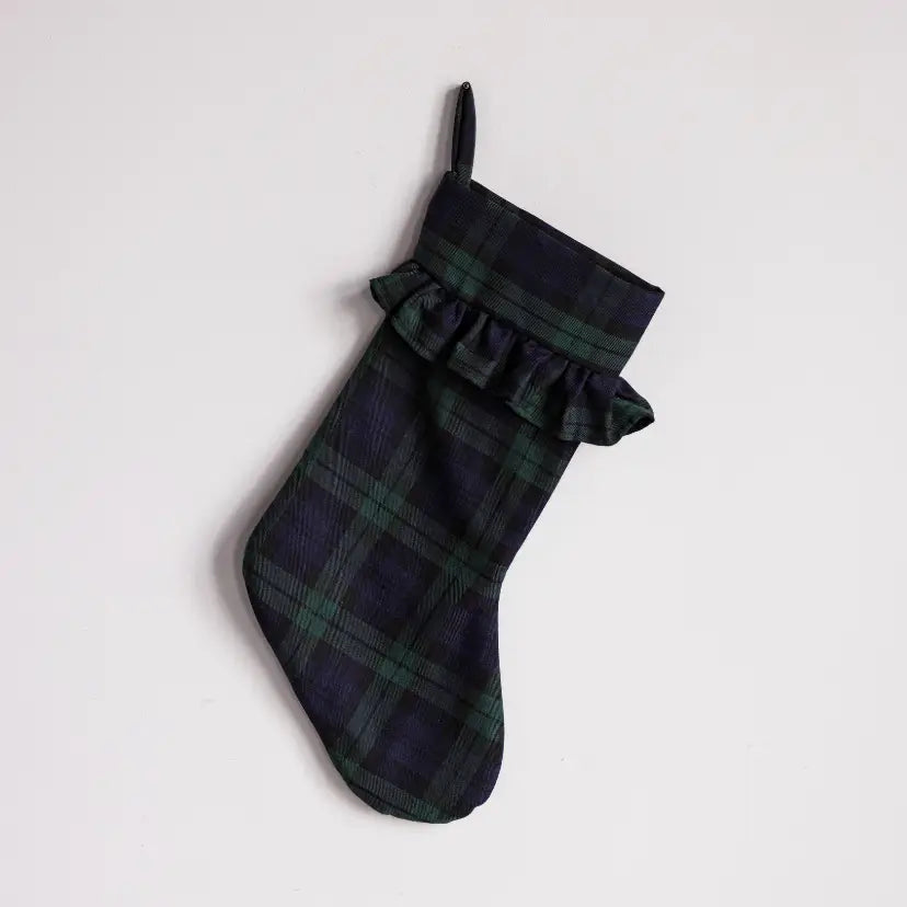 Manor House Green Tartan Stocking - Arriving in Store October