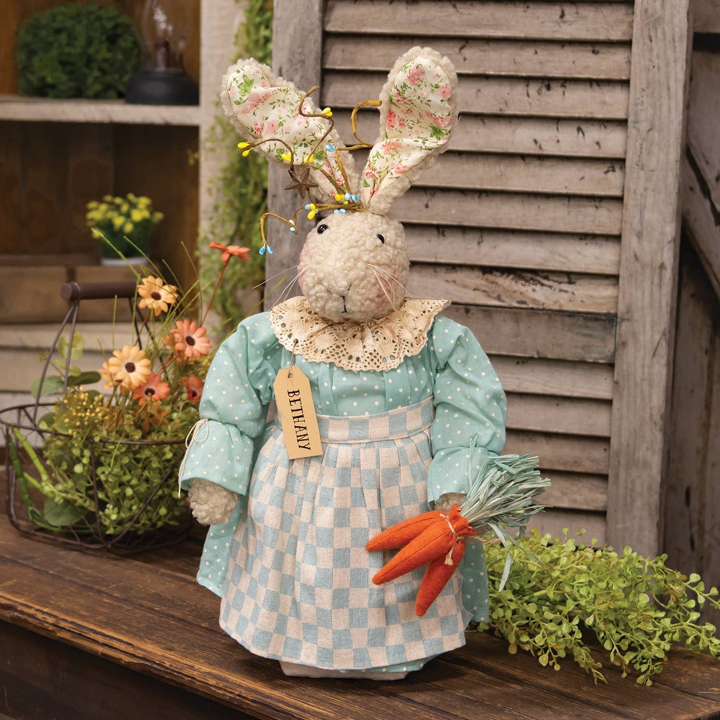 Bethany Bunny Doll w/Carrots