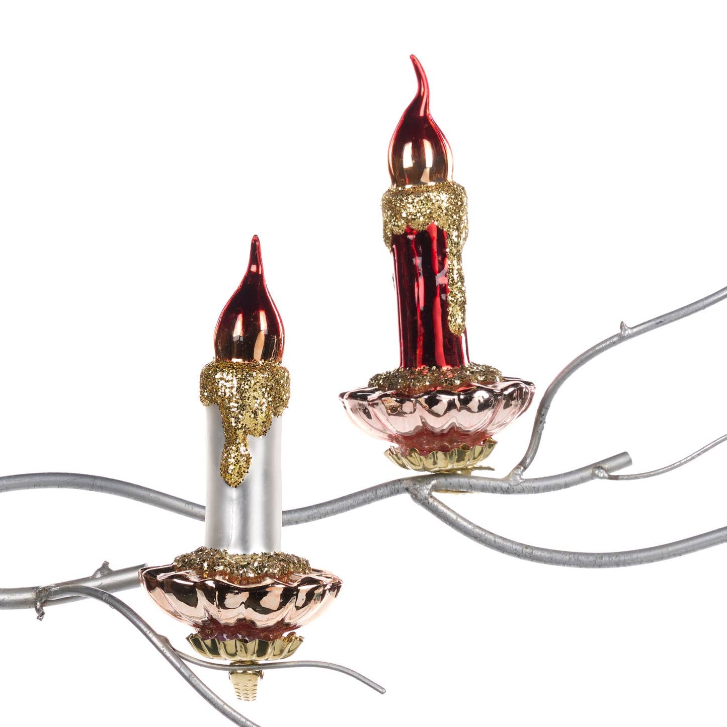 Candle On Clip Ornament