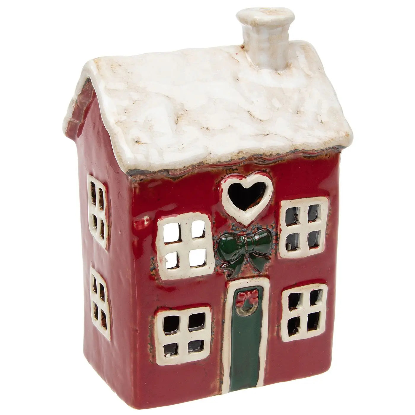 Christmas Heart House Tealight - July Delivery