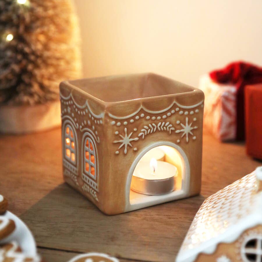 Gingerbread House Wax Burner