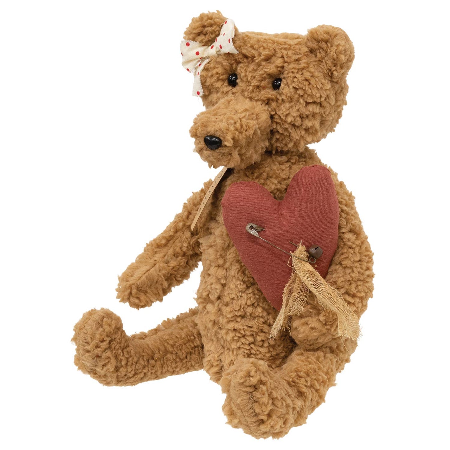 Olivia Valentine Bear Holding Heart - Late February Drop