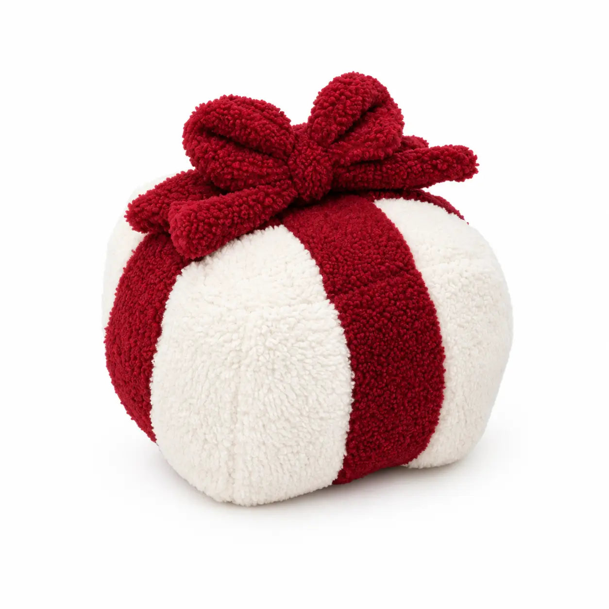 Red and White Gift Box Filled Pillow - Arriving in Store September