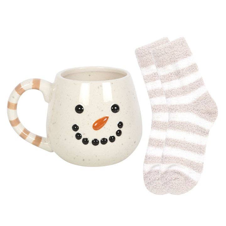 Snowman Christmas Mug and Socks Set - September Drop