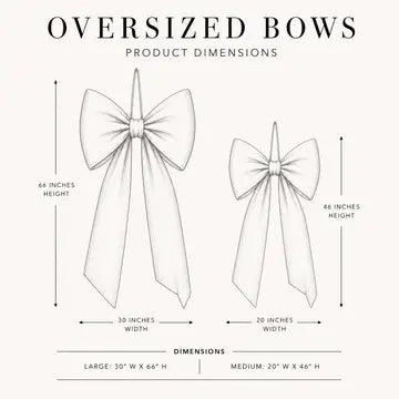 Manor House Grand Cream Velvet Bow