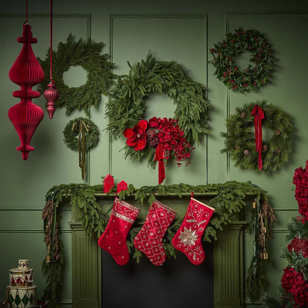 Luxurious Cypress Wreath - 91cm - September Drop