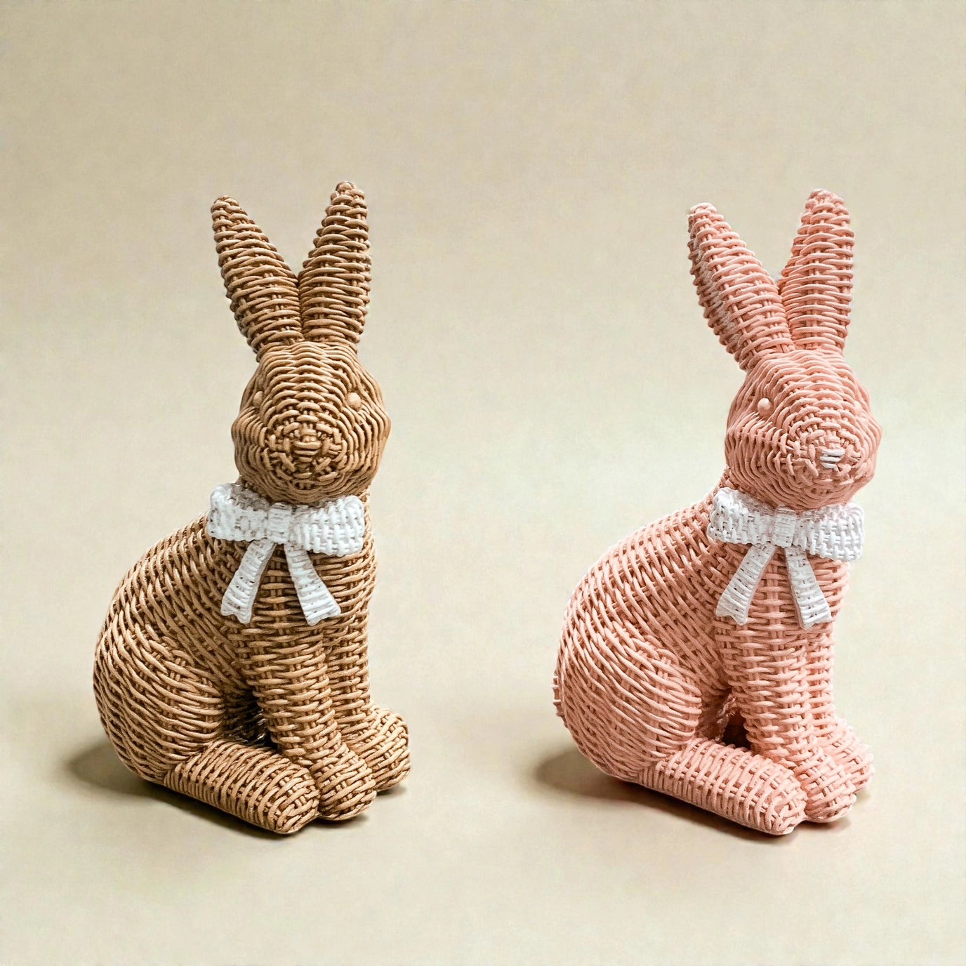 Willow‑Weave Resin Bunny 24cm - Late March 2026 Drop