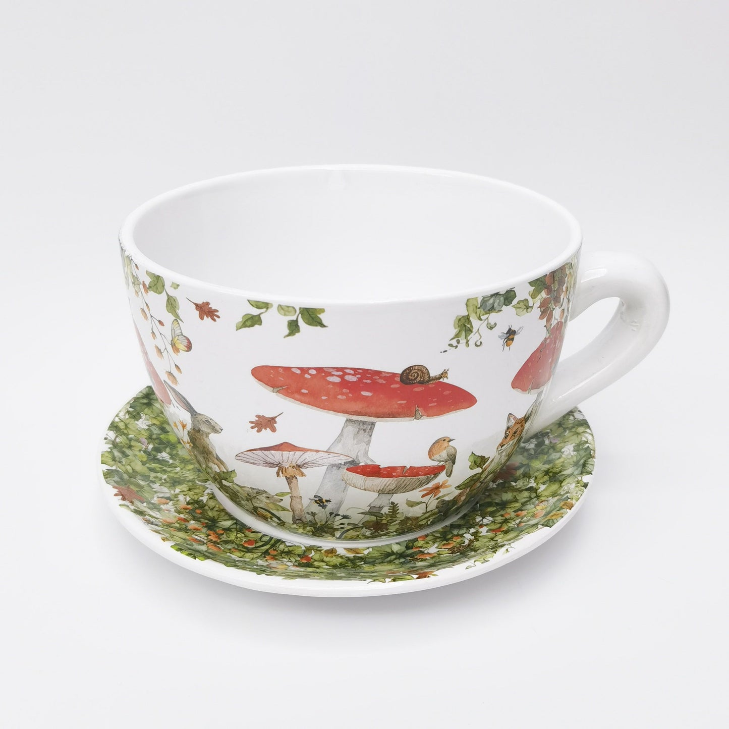 Enchanted Garden Tea Cup Planter - September Drop