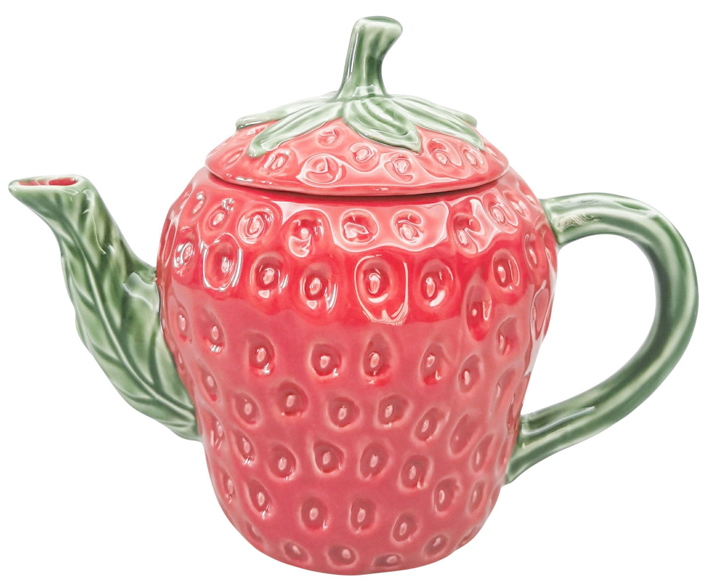 Strawberry Teapot 15cm - Late September Drop