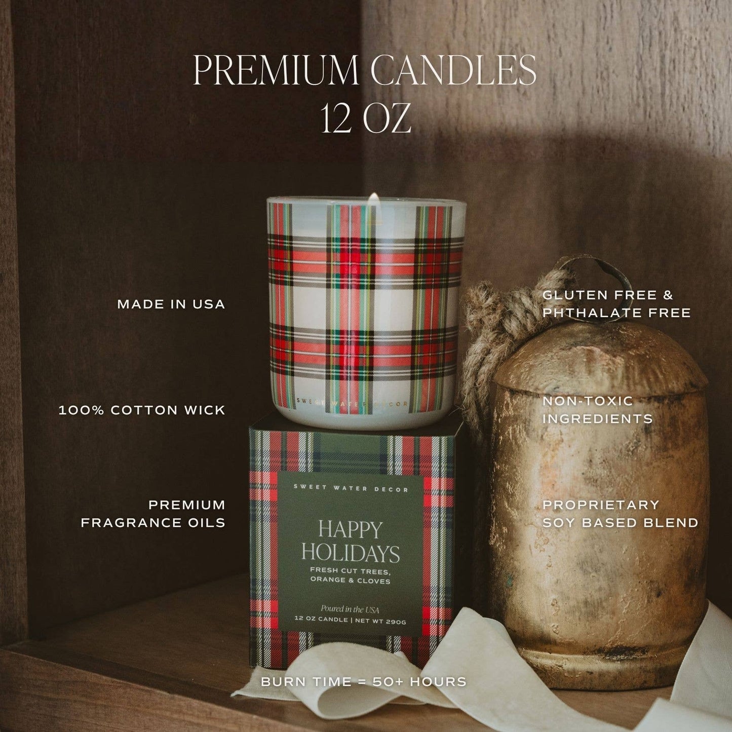 Warm and Cozy 12 oz Boxed Soy Candle - Arriving in Store September