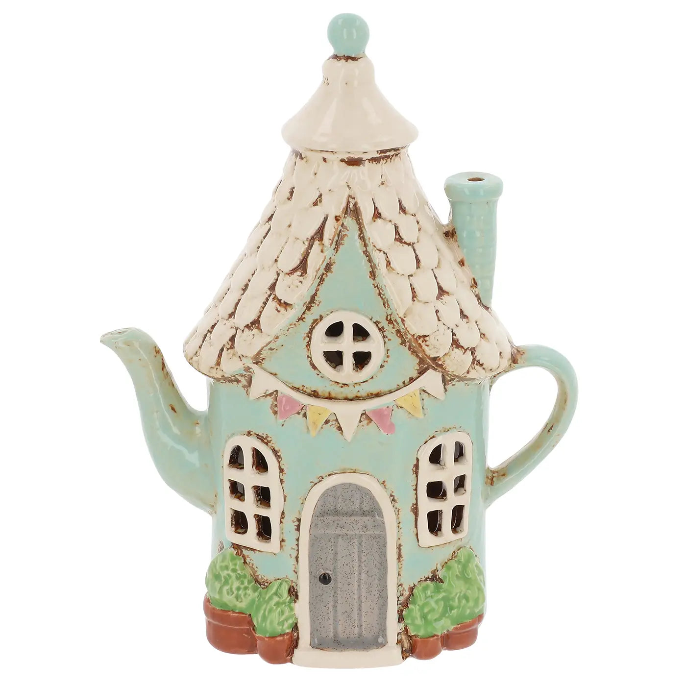 Village Pottery Round House Teapot Tealight - Arriving in Store Late July