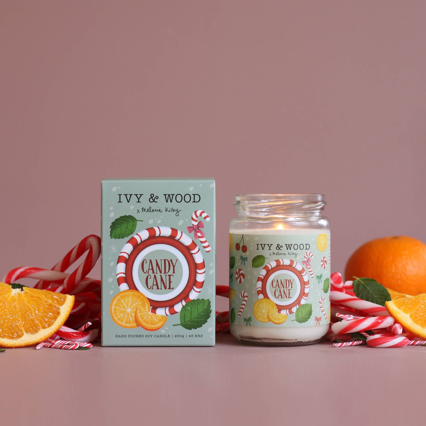 Candy Cane Limited Edition Christmas Candle