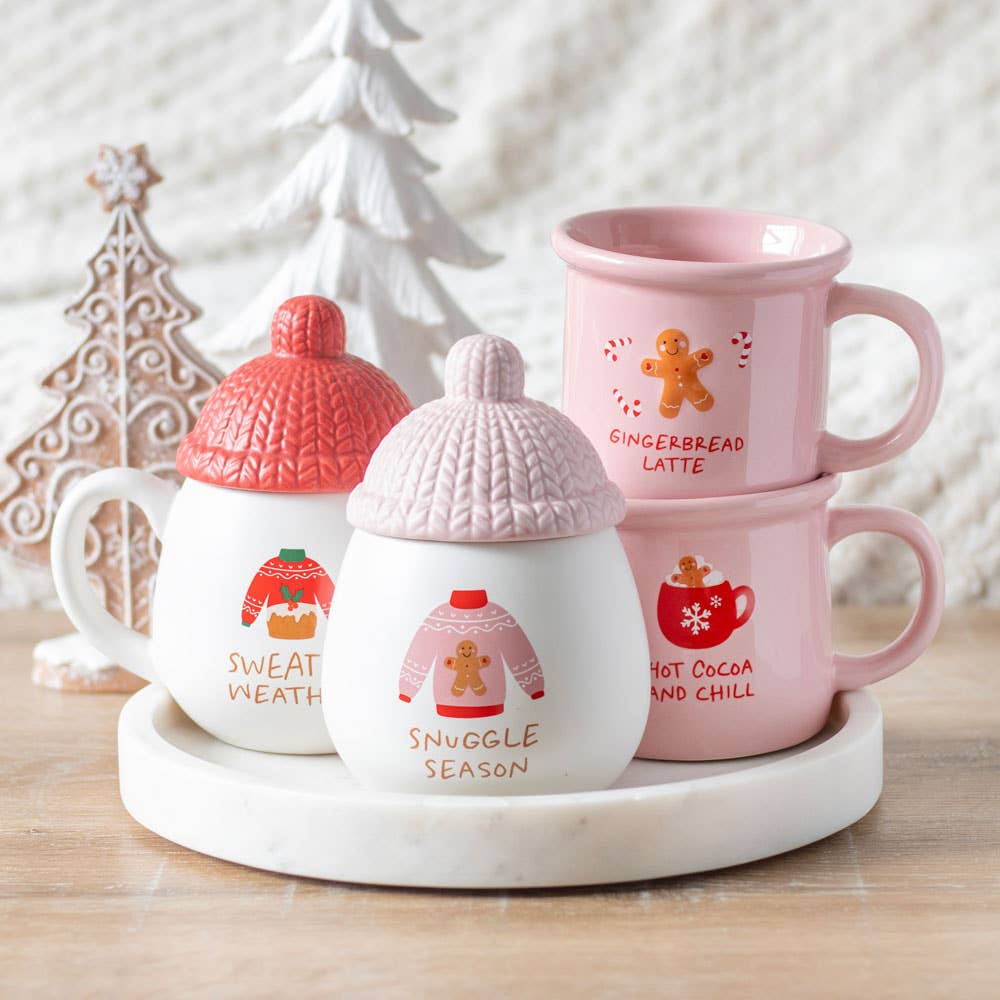 Sweater Weather Lidded Christmas Mug