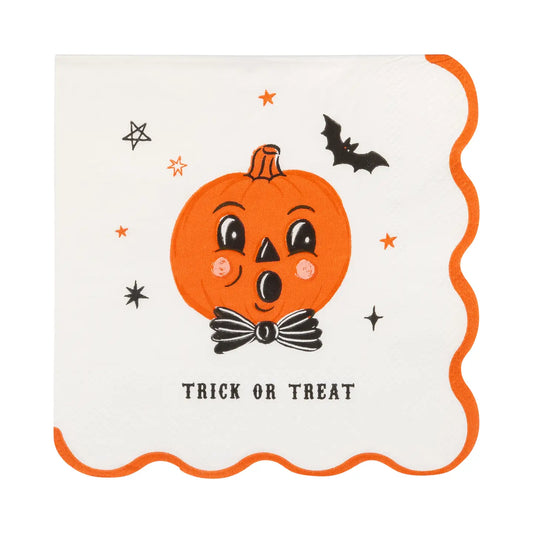 Vintage Halloween Characters Cocktail Napkin Set - Arriving in Store September