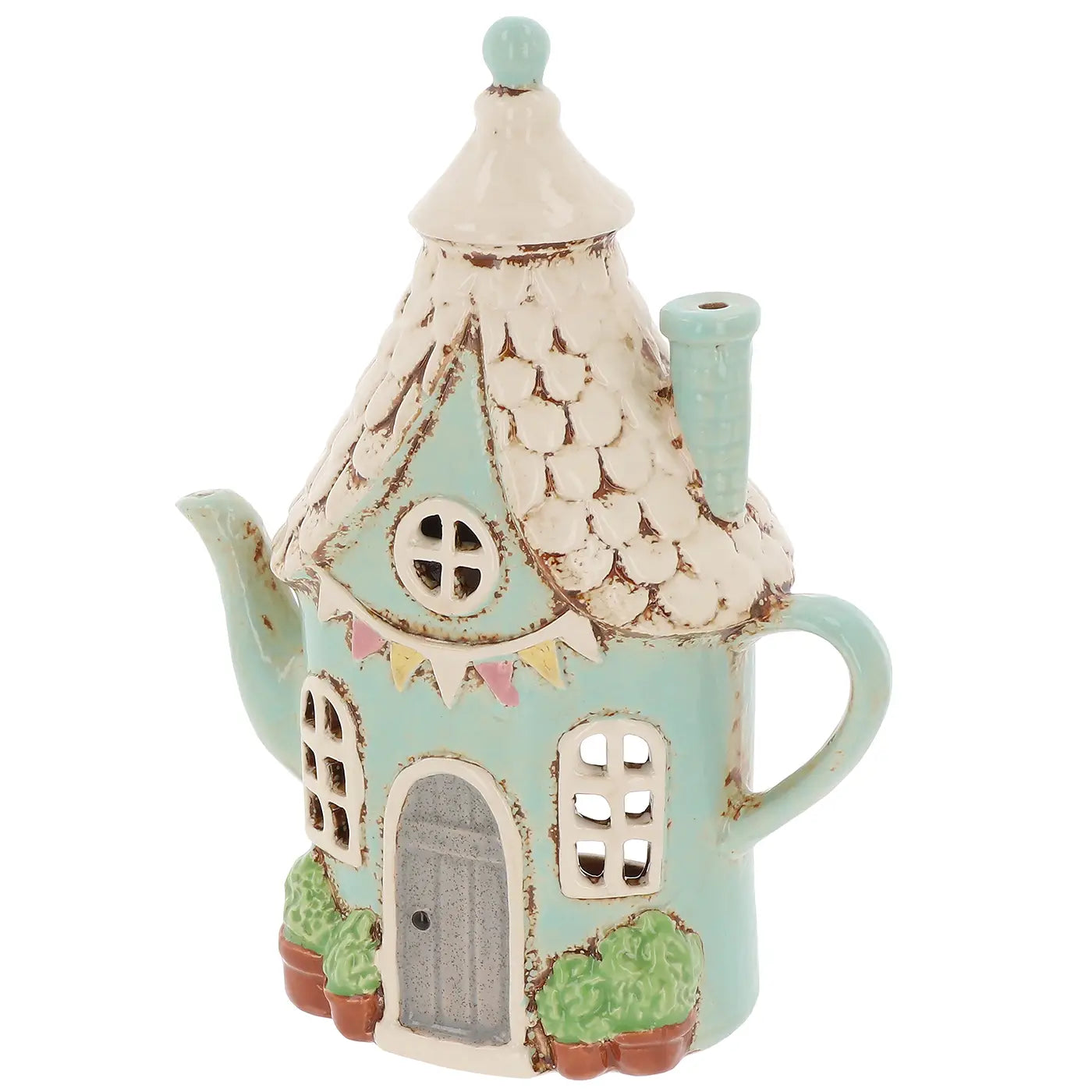 Village Pottery Round House Teapot Tealight - Arriving in Store Late July