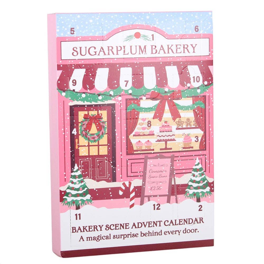 12-Day Sugarplum Bakery Scene Advent Calendar - Arriving in Store September