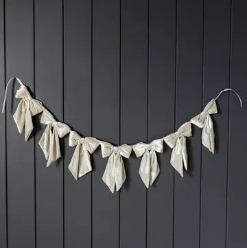 Manor House Velvet Red Bow Garland - Arriving in Store September/October