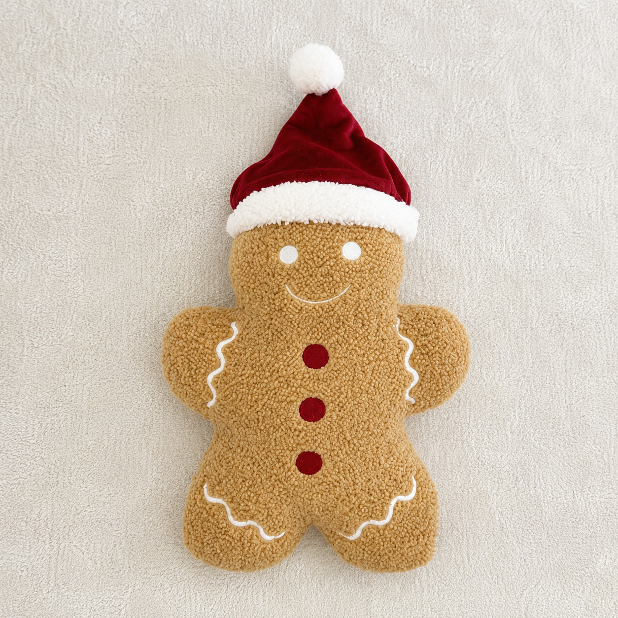 Brown Gingerbread Man 11"x14" Filled Pillow - Arriving in Store Septeber