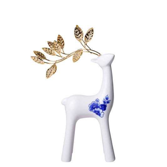 Reindeer small gold - November Drop